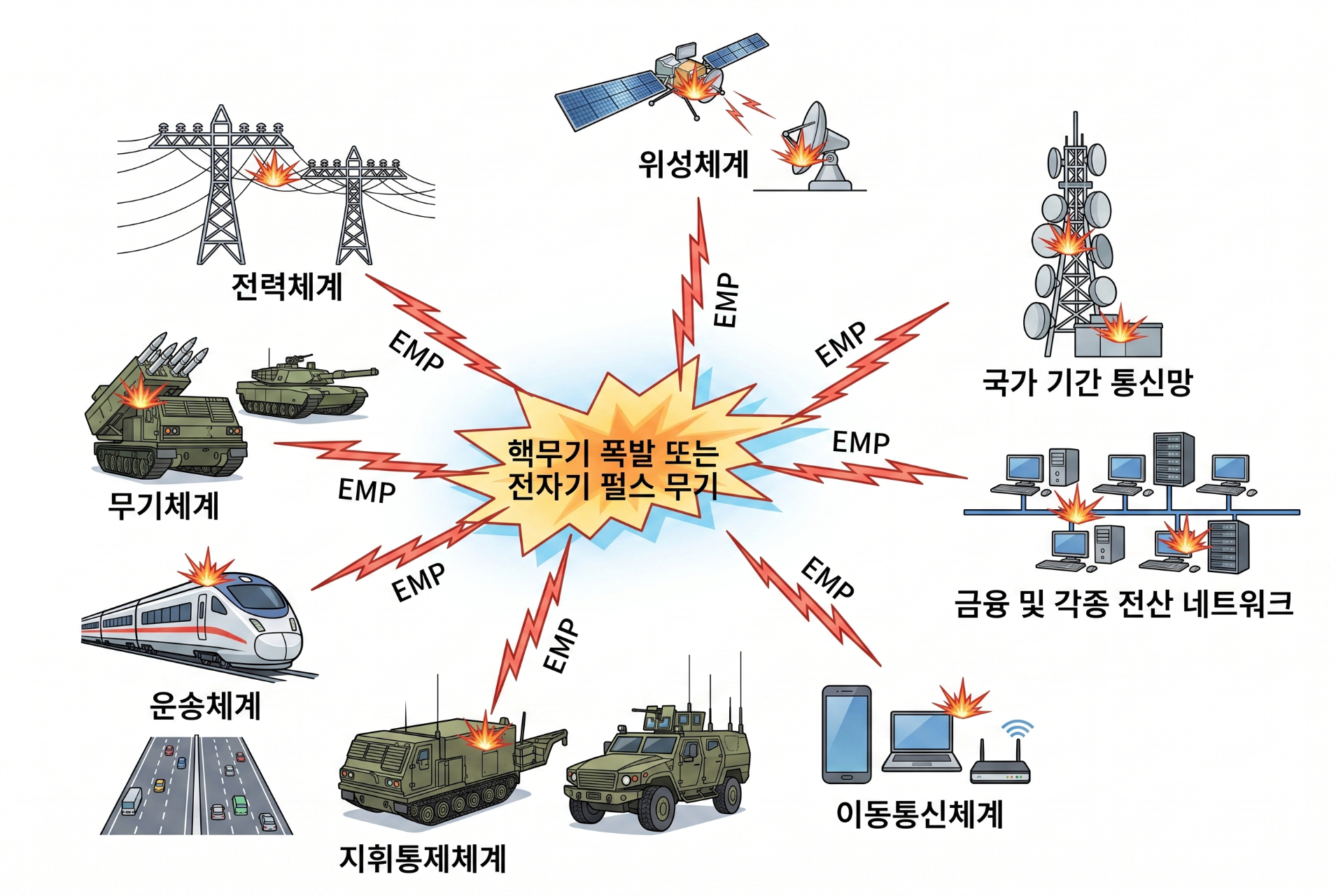 EMP 공격 피해 대상